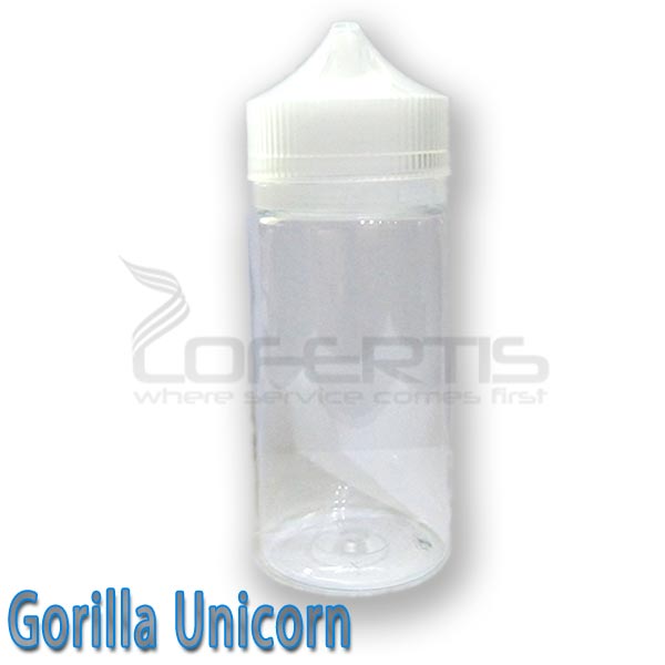 Gorilla Unicorn PET Liquidflasche in zwei Größen