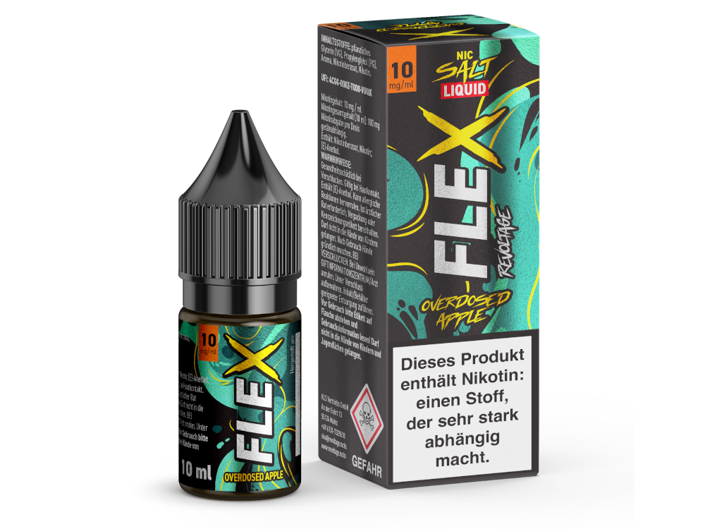 Revoltage FLEX Liquid - Overdosed Apple NicSalt