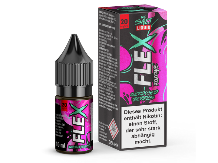 Revoltage FLEX Liquid - Overdosed Berries NicSalt
