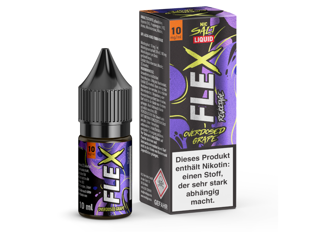 Revoltage FLEX Liquid - Overdosed Grape NicSalt
