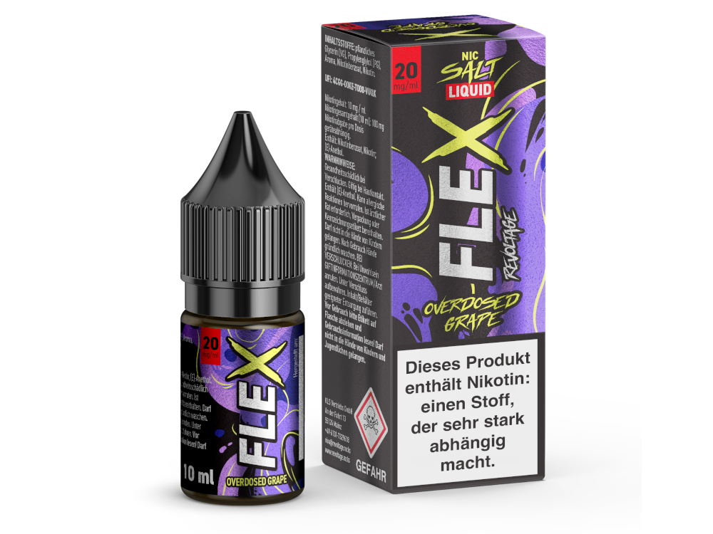 Revoltage FLEX Liquid - Overdosed Grape NicSalt
