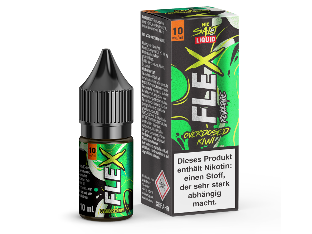 Revoltage FLEX Liquid - Overdosed Kiwi NicSalt