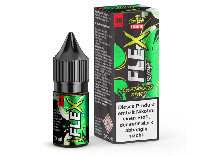 Revoltage FLEX Liquid - Overdosed Kiwi NicSalt