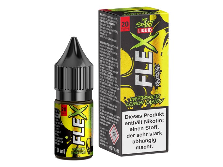 Revoltage FLEX Liquid - Overdosed Lemon Candy NicSalt