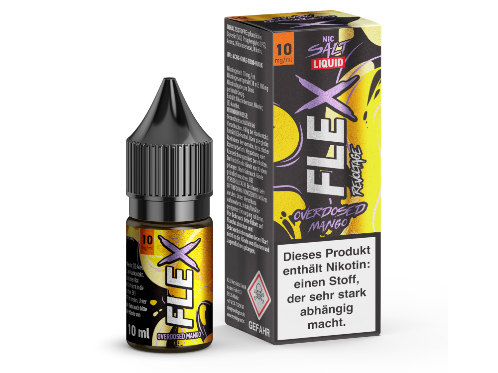 Revoltage FLEX Liquid - Overdosed Mango NicSalt