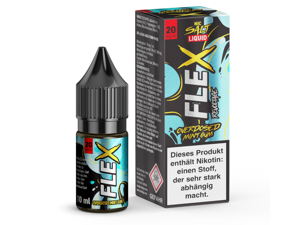Revoltage FLEX Liquid - Overdosed MintGum NicSalt