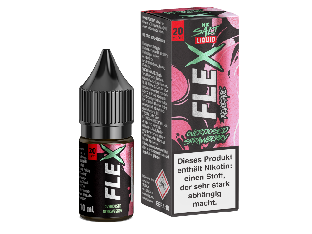 Revoltage FLEX Liquid - Overdosed Strawberry