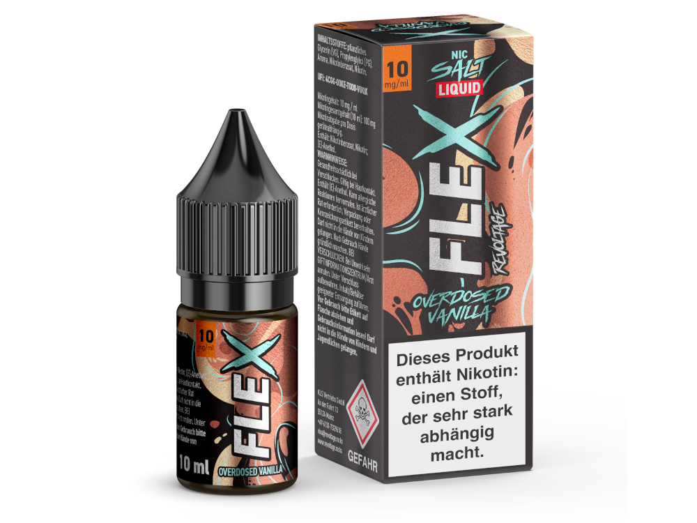 Revoltage FLEX Liquid - Overdosed Vanilla NicSalt