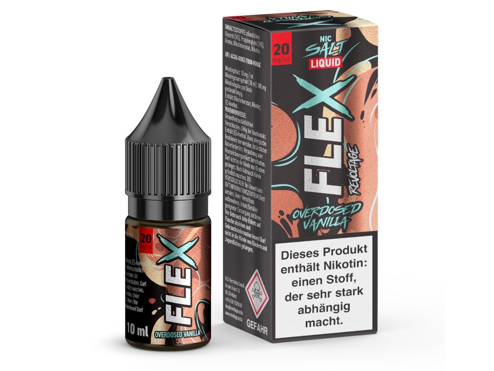 Revoltage FLEX Liquid - Overdosed Vanilla NicSalt