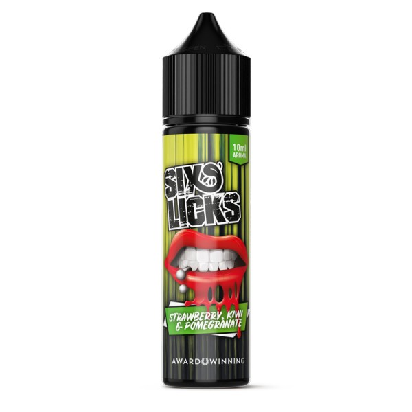 Six Licks - Strawberry, Kiwi & Pomegranate Aroma