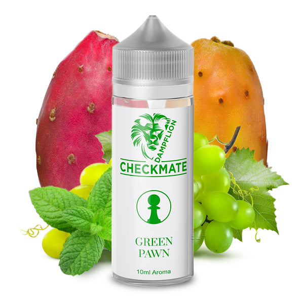 GREEN Pawn - Kaktus Traube Mix und dezenten Menthol Cooling. Perfektes Liquid für die warmen Tage im Jahr. Jetzt online bei www.lofertis.shop einkaufen.