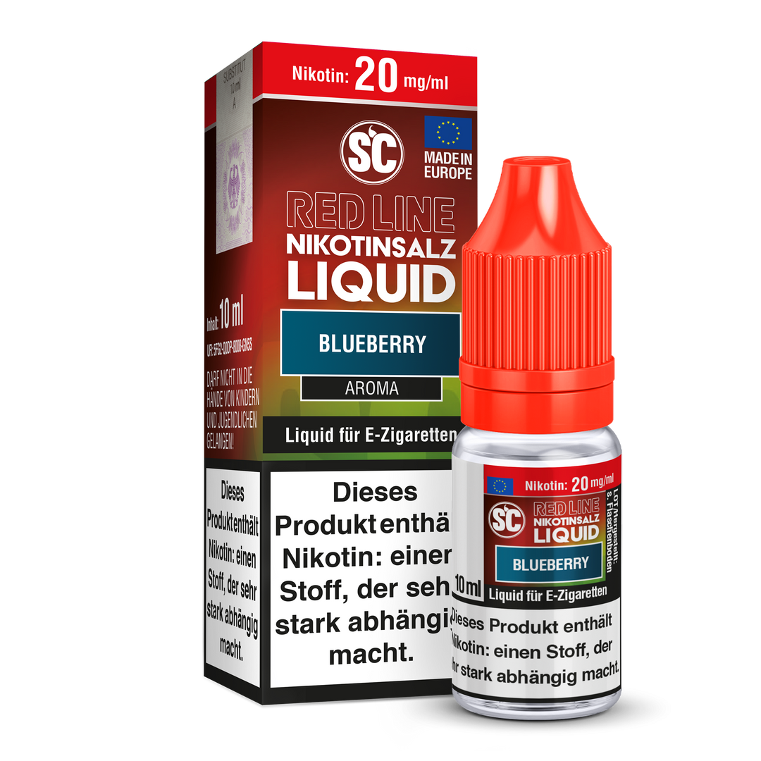 SC Red Line NicSalt Liquid - Blueberry