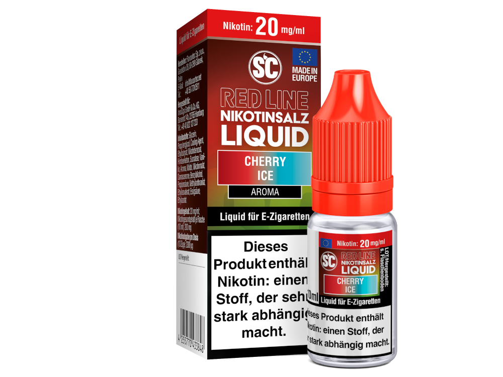 SC Red Line NicSalt Liquid - Cherry Ice