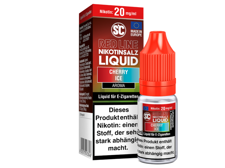 SC Red Line NicSalt Liquid - Cherry Ice
