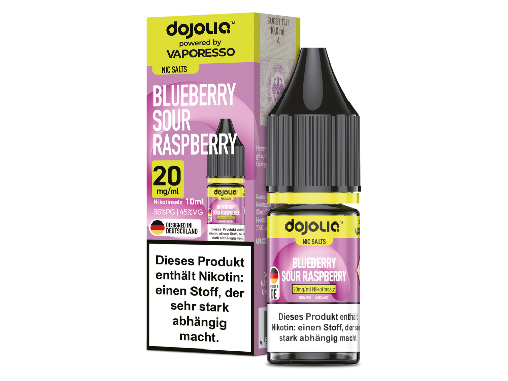 dojoliq - NicSalt Liquid - Blueberry Sour Raspberry