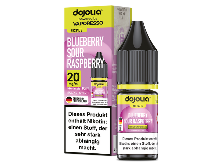 dojoliq - NicSalt Liquid - Blueberry Sour Raspberry