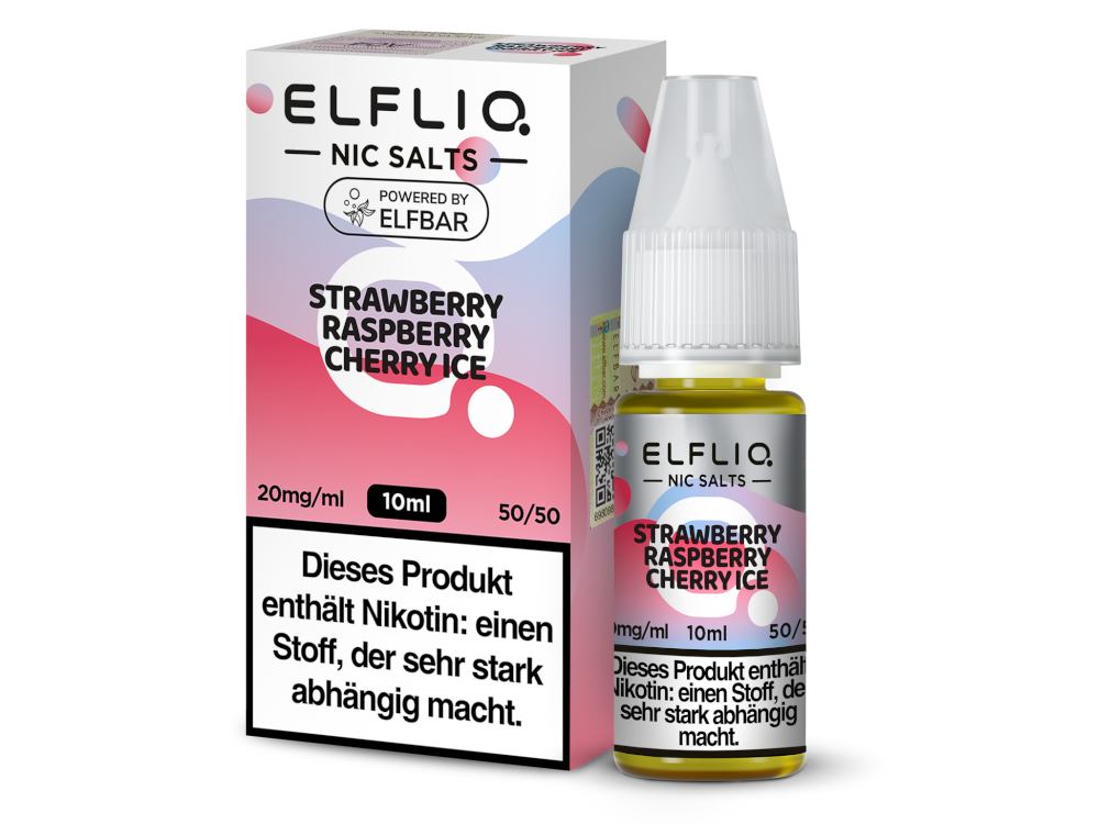 ELFLIQ Liquid - Strawberry Raspberry Cherry Ice