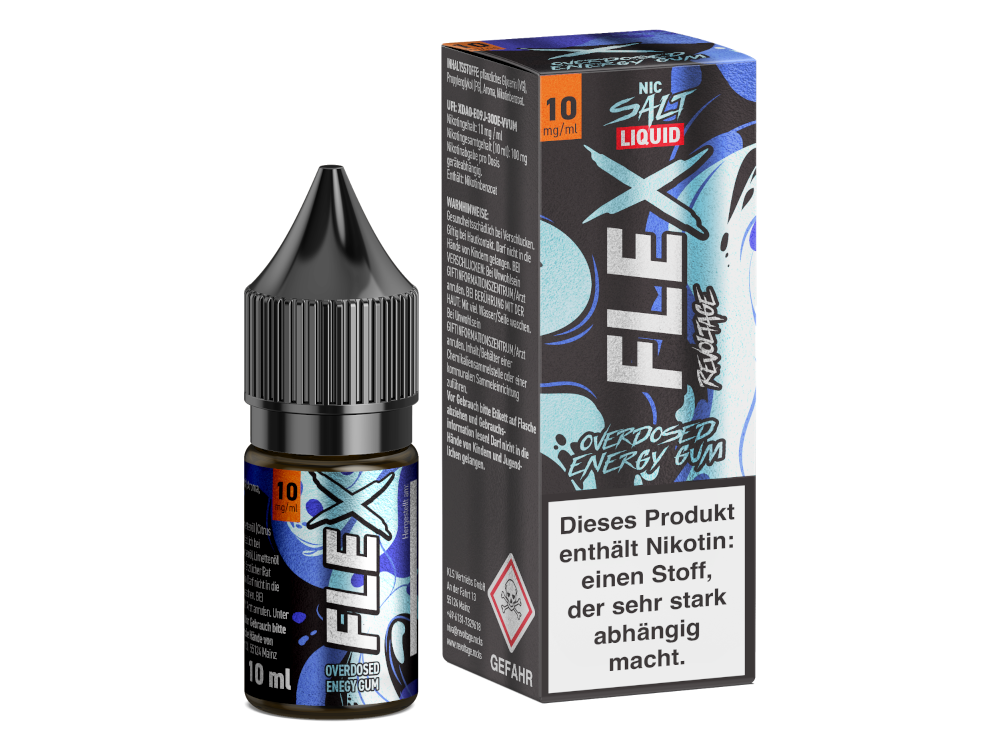 Revoltage FLEX Liquid - Overdosed Energy Gum NicSalt