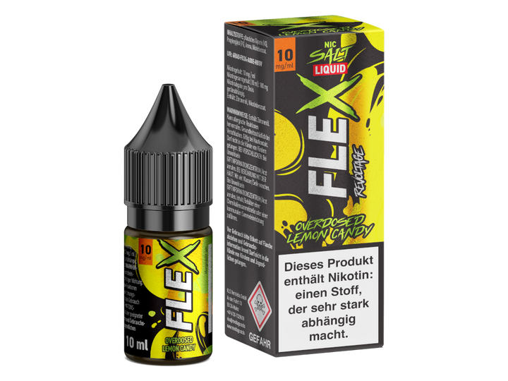 Revoltage FLEX Liquid - Overdosed Lemon Candy NicSalt