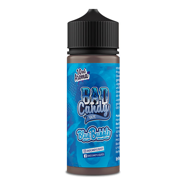 Bubblegum Liquid, Blaubeer-Johannisbeere-Liquid, Frucht-Candy Aroma, Beeren-Limonade E-Liquid, buntes Longfill, deutsche Liquids, süßes Sub-Ohm Aroma, Bad Candy Blue Bubble.