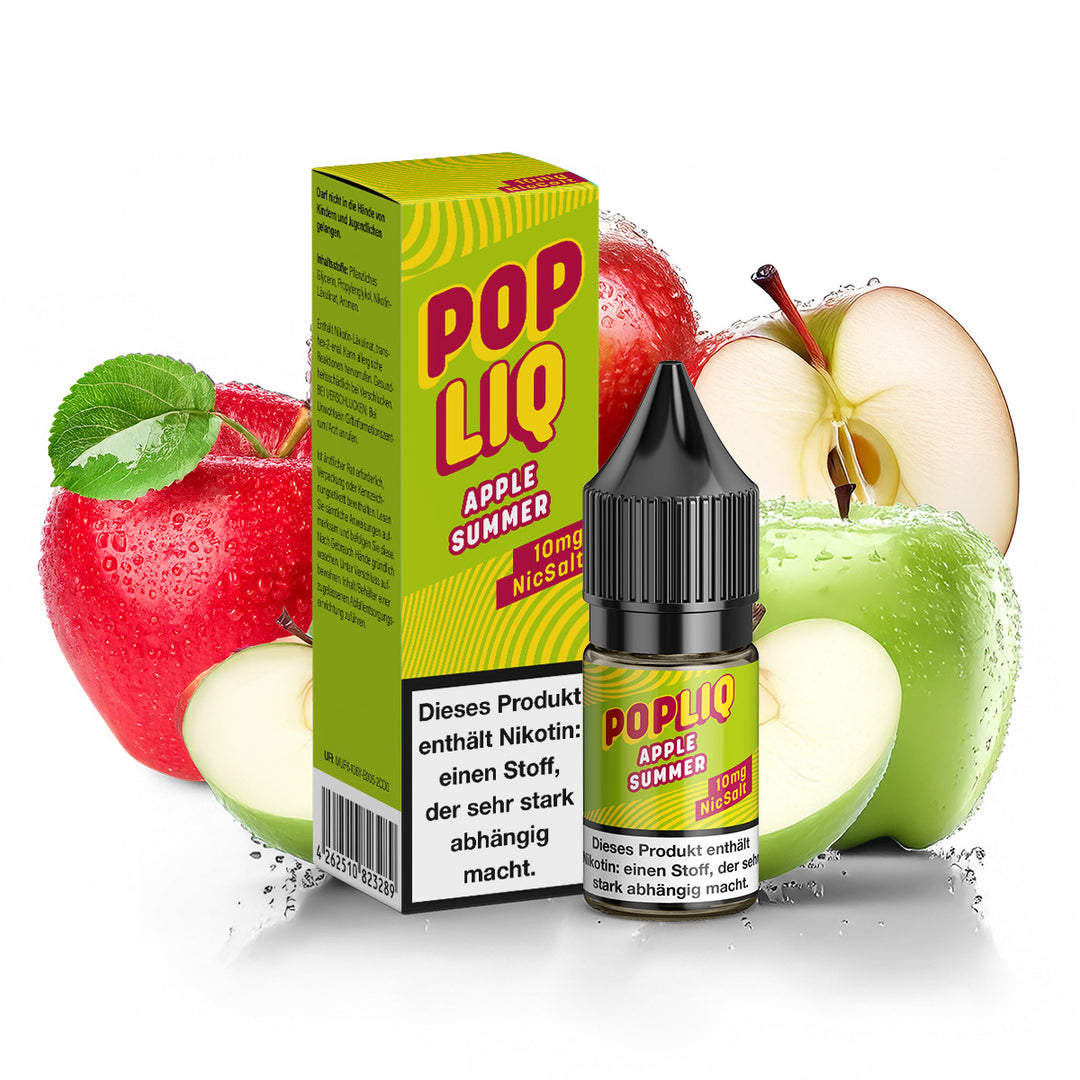 POPLIQ Nikotinsalz Liquid - Apple Summer