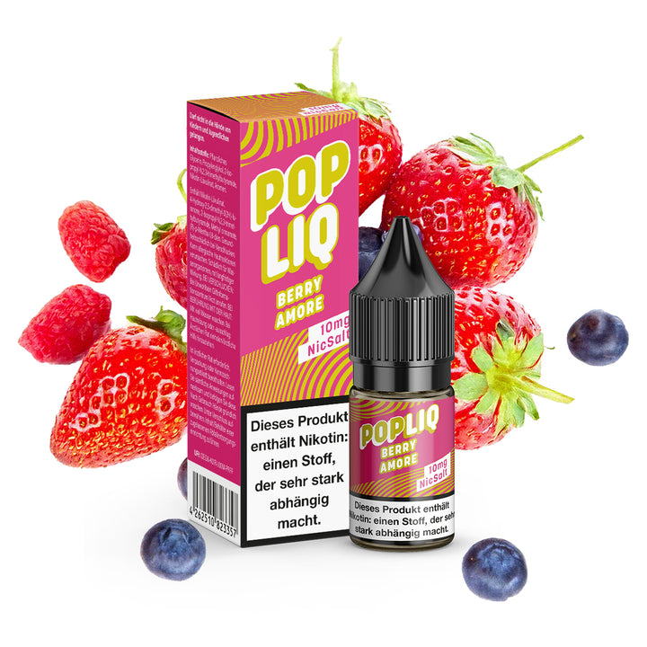 POPLIQ Nikotinsalz Liquid - Berry Amore