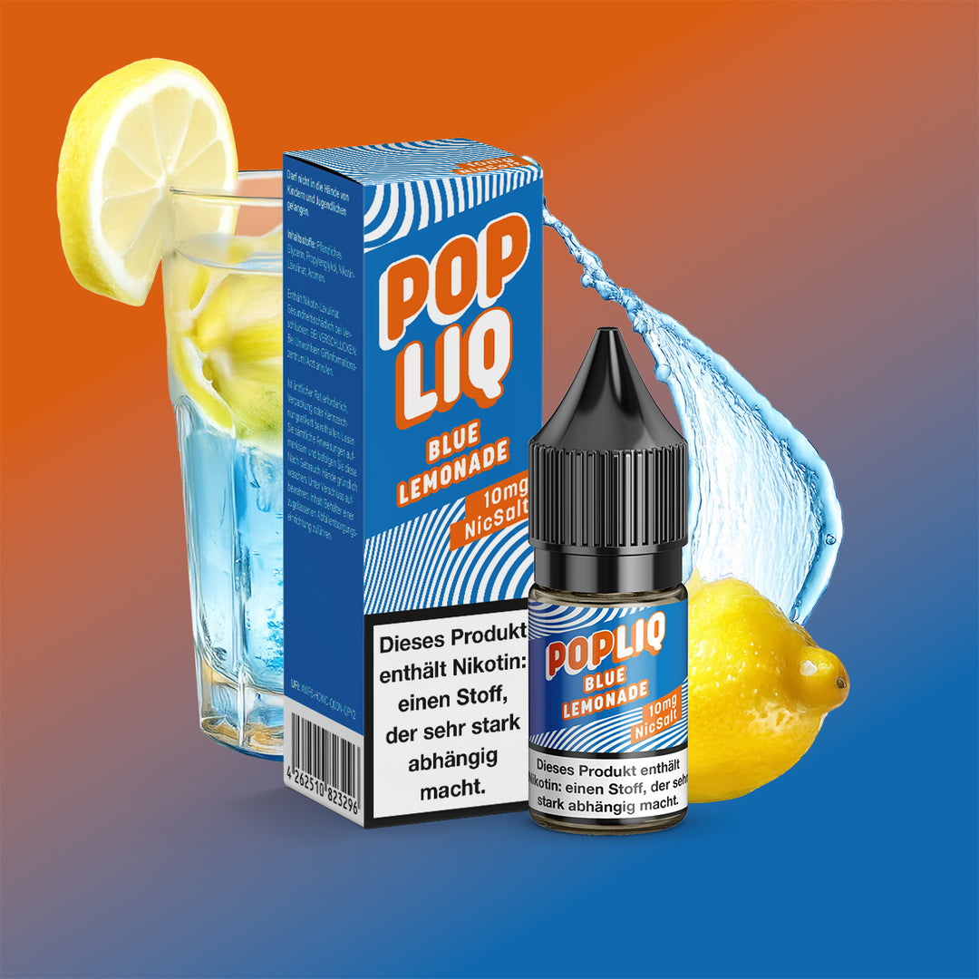 POPLIQ Nikotinsalz Liquid - Blue Lemonade