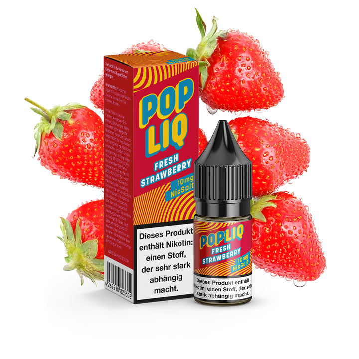 POPLIQ Nikotinsalz Liquid - Fresh Strawberry