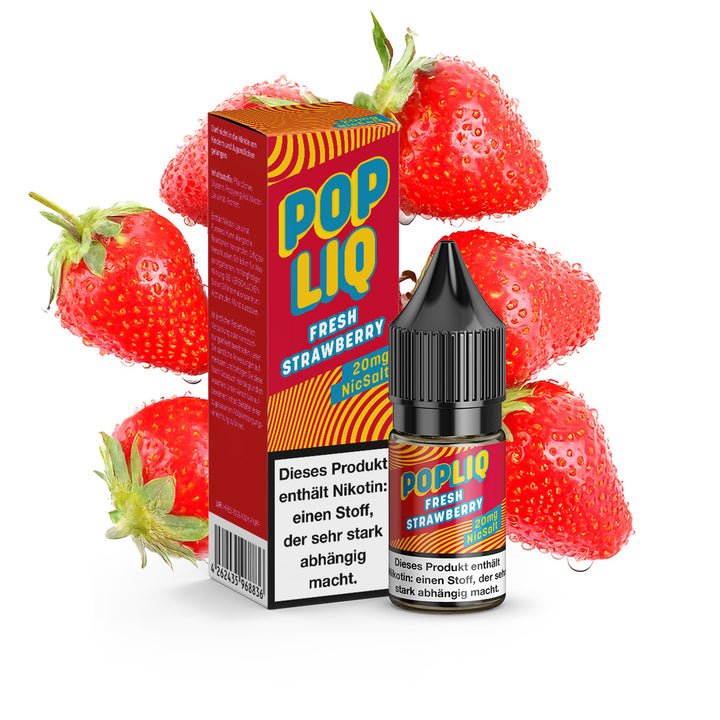 POPLIQ Nikotinsalz Liquid - Fresh Strawberry