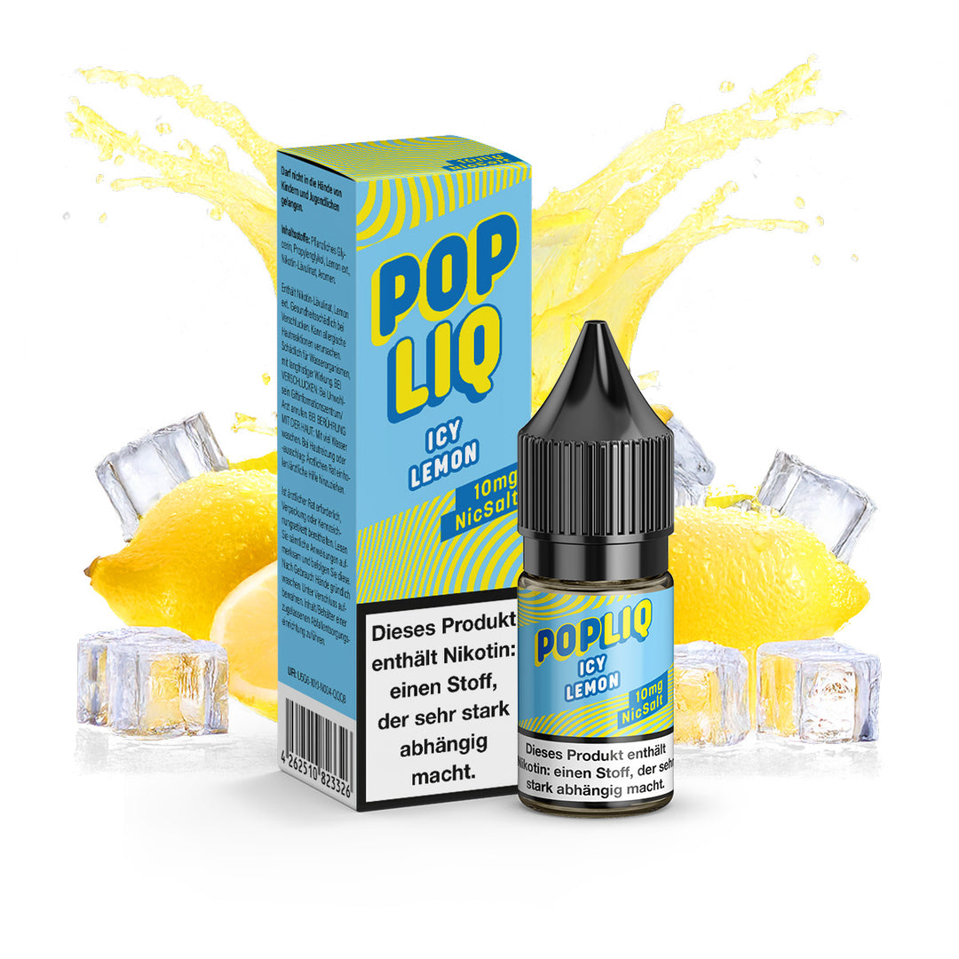 POPLIQ Nikotinsalz Liquid - Icy Lemon