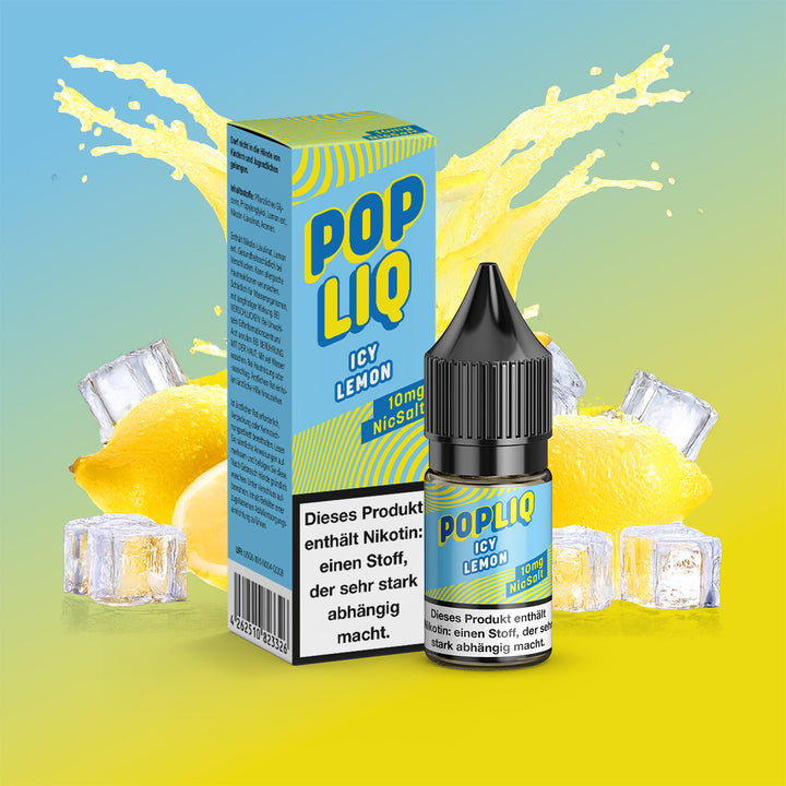 POPLIQ Nikotinsalz Liquid - Icy Lemon