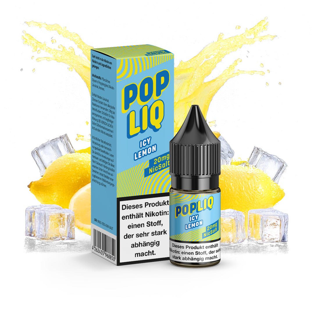 POPLIQ Nikotinsalz Liquid - Icy Lemon