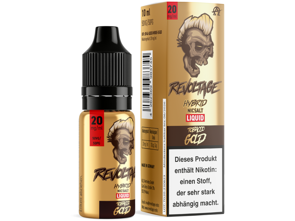 Revoltage Hybrid Liquid - Tobacco Gold