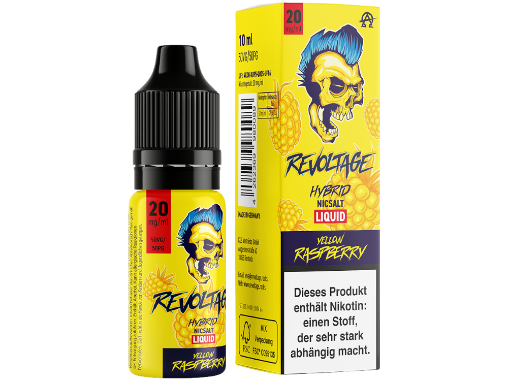 Revoltage Hybrid Liquid - Yellow Raspberry