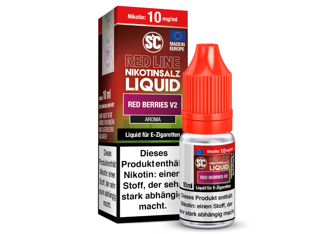 SC Red Line NicSalt Liquid - Red Berries V2