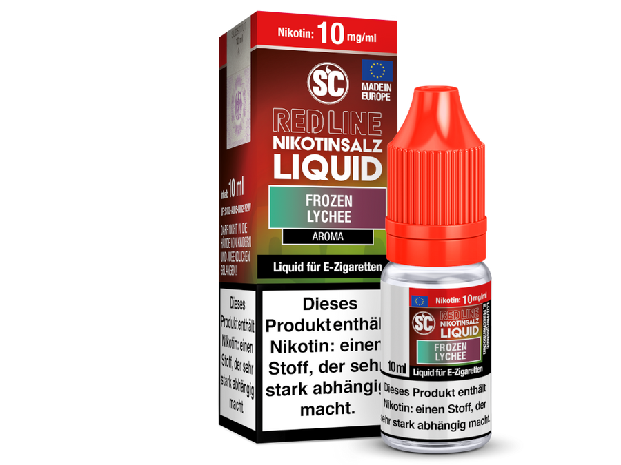SC Red Line Frozen Lychee, Overdosed Liquid, Lychee Liquid, Nikotinsalz 20mg, Exotisches Liquid, SC Red Line kaufen