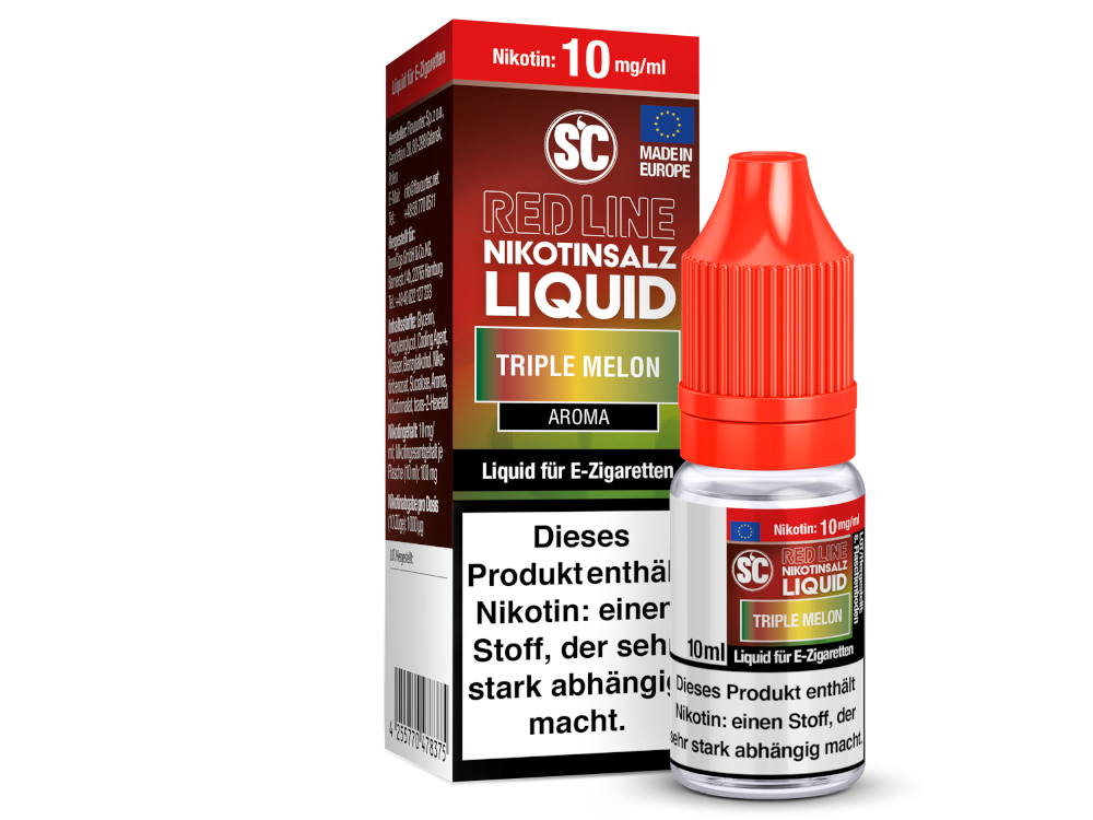 SC Red Line NicSalt Liquid - Triple Melon