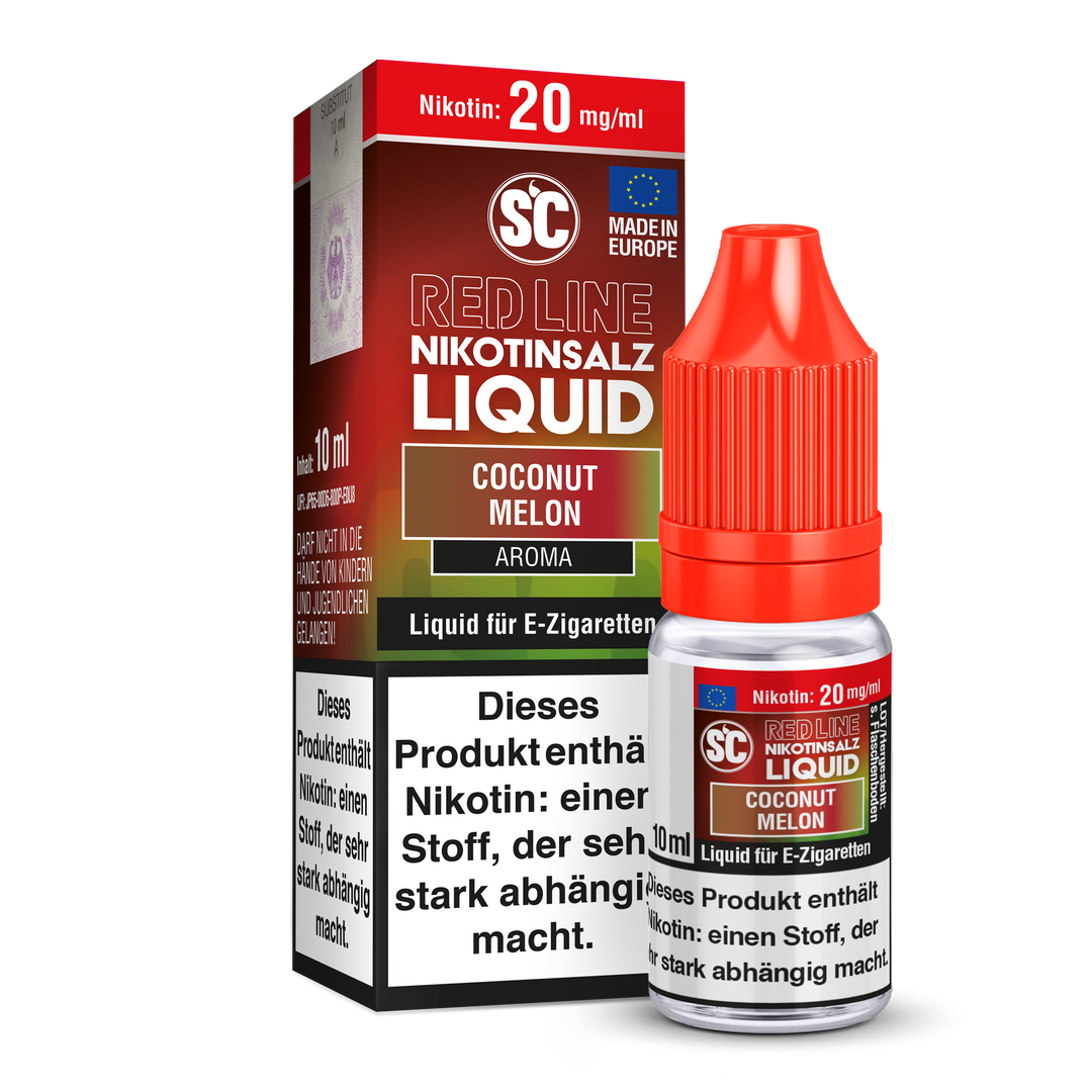 SC Red Line NicSalt Liquid - Coconut Melon