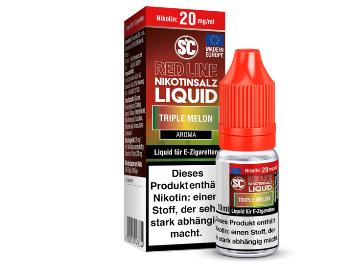 SC Red Line NicSalt Liquid - Triple Melon